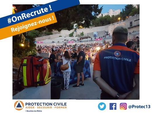 Protection Civile des Bouches-du-Rhône en action